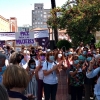 Badajoz: 150 personas acuden a la concentración de apoyo a Sara y sus hijas