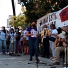 Badajoz: 150 personas acuden a la concentración de apoyo a Sara y sus hijas