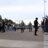 Locura en El Vivero para recibir al autobús del CD. Badajoz