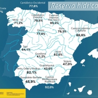 La cuenca del Guadiana presenta un déficit importante