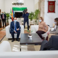 Vara recibe a los consejeros de Hacienda de Baleares y Comunidad Valenciana