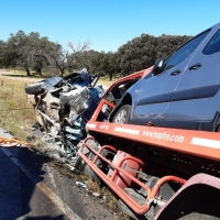 Colisión mortal en Extremadura