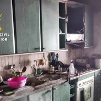 La Guardia Civil rescata a un hombre de un incendio en una vivienda de La Pesga (CC)