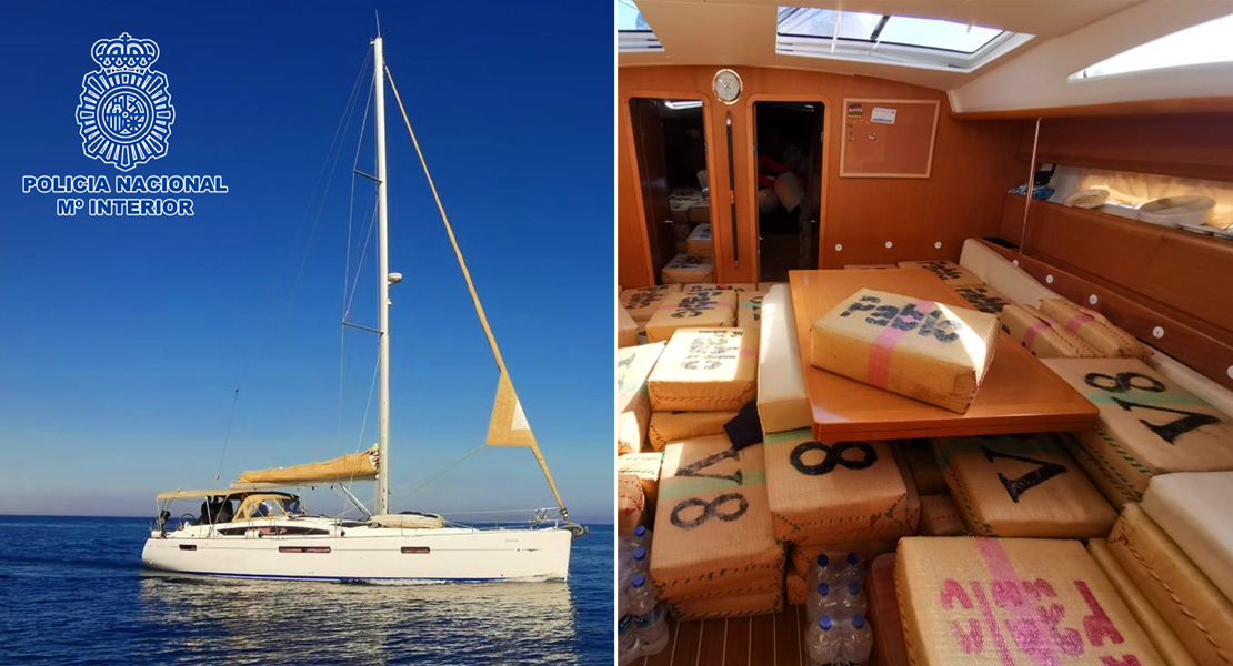 El narcovelero que surcaba el mar para entrar droga en Europa