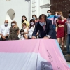 Vara asiste a la recepción de la bandera Trans en Mérida