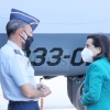 La ministra de Defensa visita la base Área de Talavera (Badajoz)