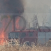 REPOR - Imágenes del incendio declarado nivel 1 de peligrosidad a la salida Badajoz