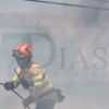 REPOR - Imágenes del incendio declarado nivel 1 de peligrosidad a la salida Badajoz