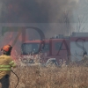 REPOR - Imágenes del incendio declarado nivel 1 de peligrosidad a la salida Badajoz