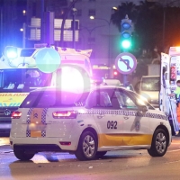 Un joven herido tras una colisión moto-coche en Badajoz