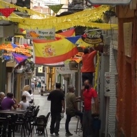 El Casco Antiguo de Badajoz preparado para la Feria de Día
