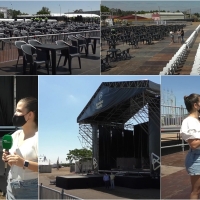 Festival Badajoz Suena: Así están preparando el auditorio