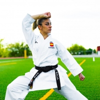 La karateca extremeña Marta García se despide de la Selección