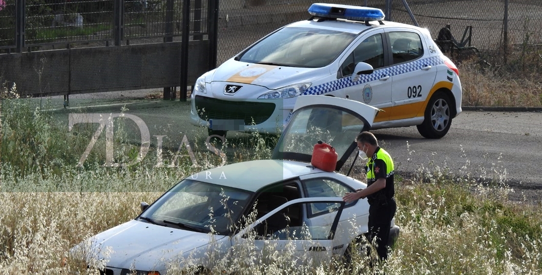 Detenido tras una persecución entre Badajoz y Gévora