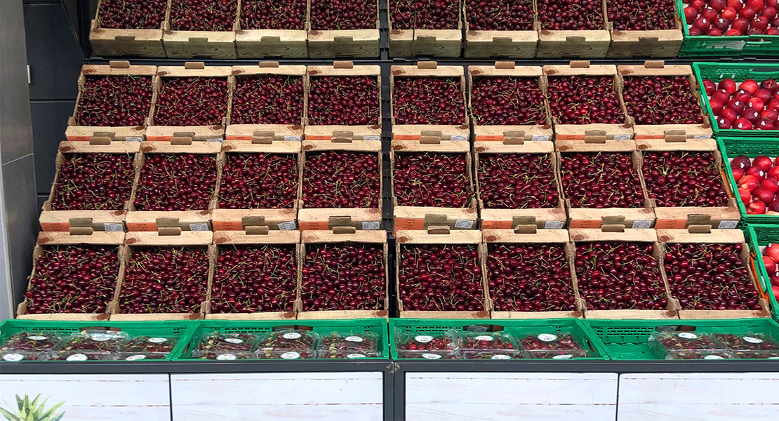 Mercadona prevé comprar el doble de cerezas de Origen España que en la anterior campaña