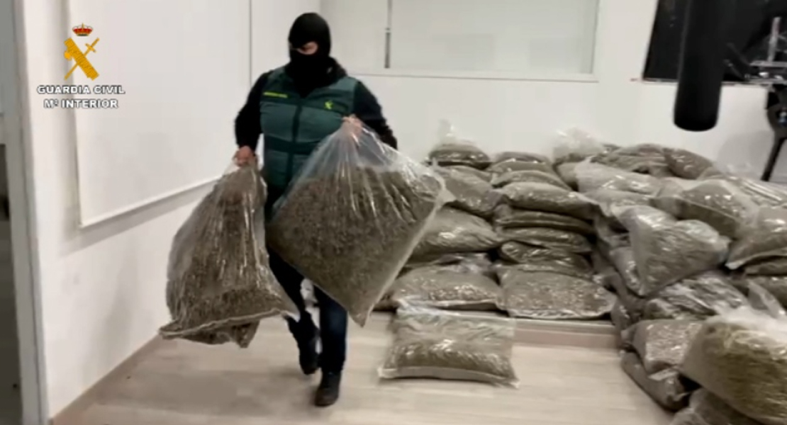 Incautado el mayor alijo de marihuana de la historia de España