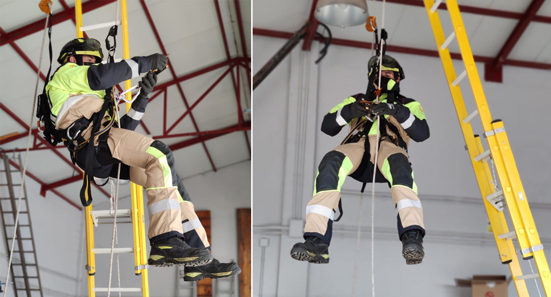 Así son los nuevos trajes que llevarán los Bomberos del CPEI en Badajoz