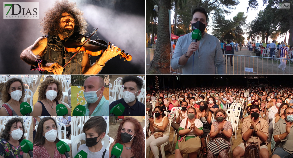 Ara Malikian enamora al público en la primera noche del Alcazaba Festival de Badajoz