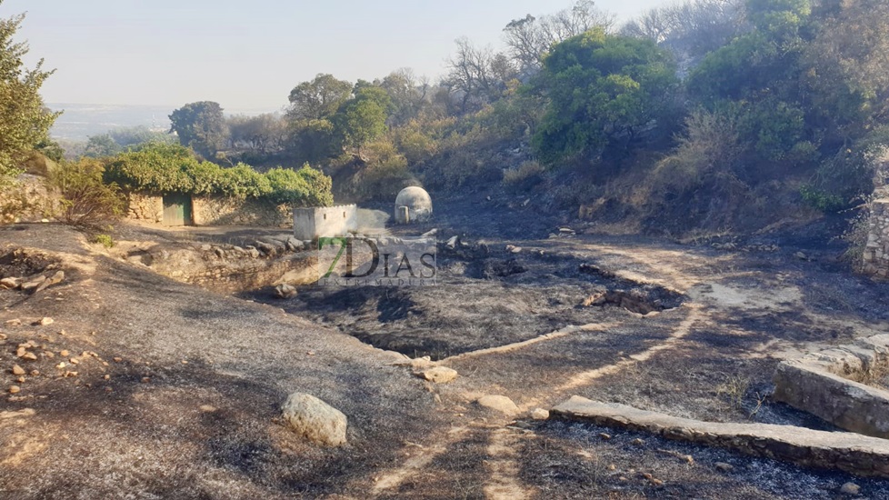 Estabilizado un incendio forestal declarado en la localidad cacereña de Casas de Millán