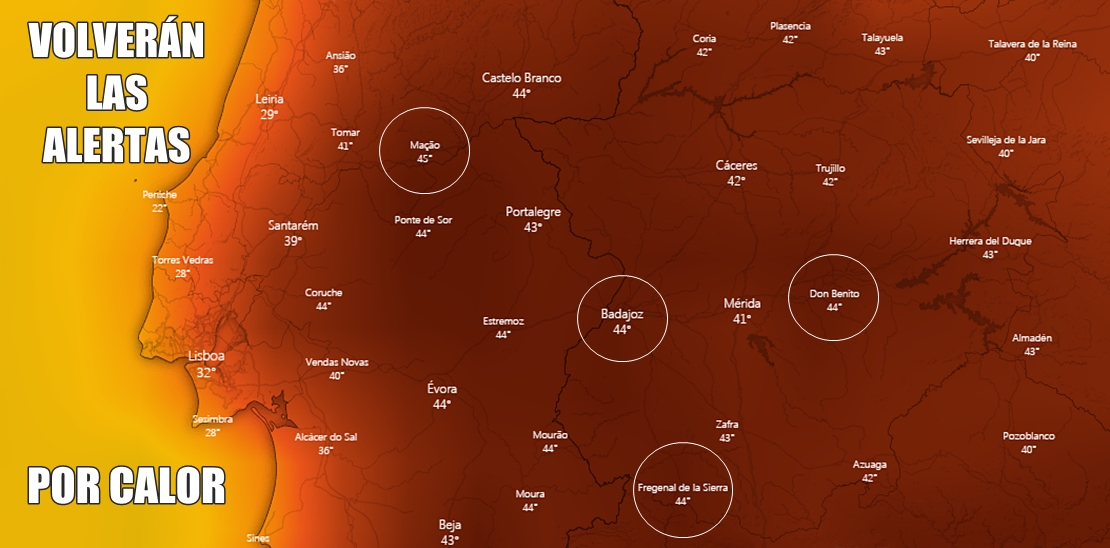 Tenemos un respiro, pero volverán los 43 grados, te contamos cuándo…