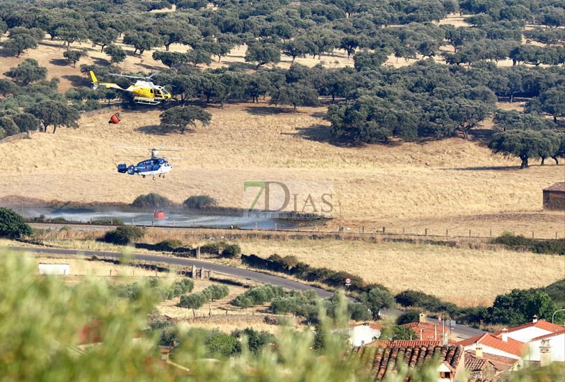 Estabilizado un incendio forestal declarado en la localidad cacereña de Casas de Millán