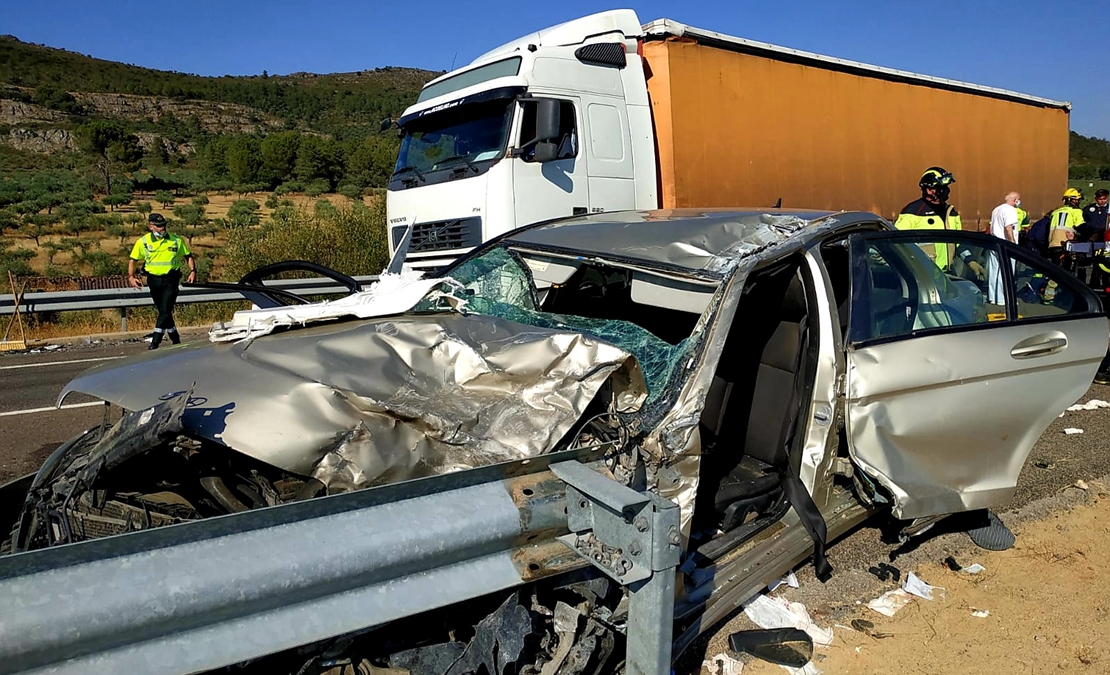 En estado crítico tras otro accidente en la fatídica Nacional 430 (Badajoz)