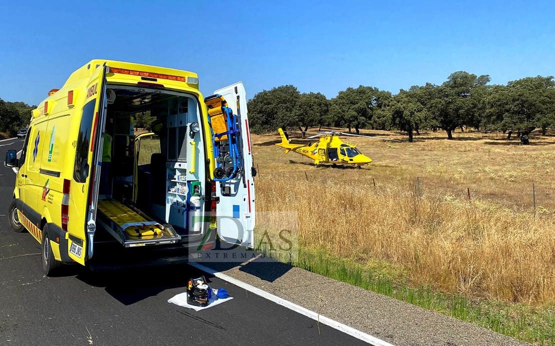 Accidente mortal en la N-630 a 3km de la venta El Culebrín