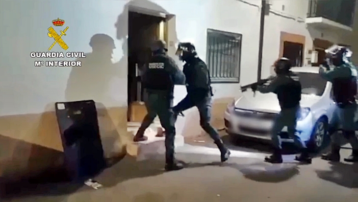 Desmantelan un importante punto de venta de drogas en la provincia de Cáceres