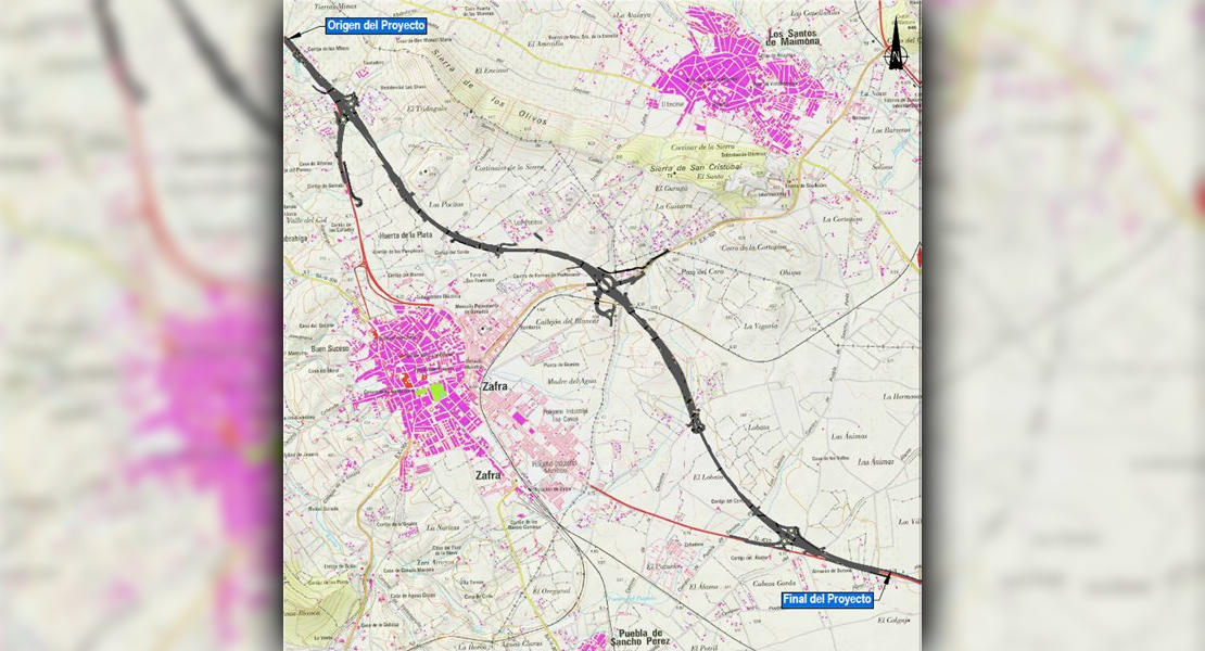 Un paso más para hacer posible la variante de la N-432 en Zafra