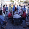 Vecinos de Novelda del Guadiana se manifiestan por la situación de la localidad