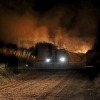 Imágenes del incendio en Las Vaguadas (Badajoz)