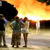 Imágenes del incendio en Las Vaguadas (Badajoz)