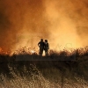 Imágenes del incendio en Las Vaguadas (Badajoz)