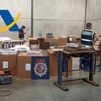 Desarticulado en Badajoz un grupo delictivo que distribuía tabaco de contrabando sin control