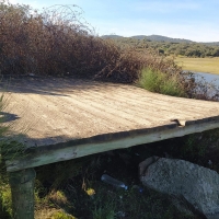 Denuncian el &quot;lamentable estado&quot; de las zonas de recreo del embalse de Tentudía