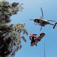 Rescatada tras precipitarse a una poza en la Sierra de Gredos