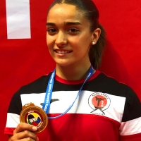 Nuevo éxito extremeño: la karateka Paola García queda primera y se clasifica para el Europeo