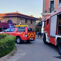 Incendio localizado en el Centro Comercial de Las Vaguadas (Badajoz)