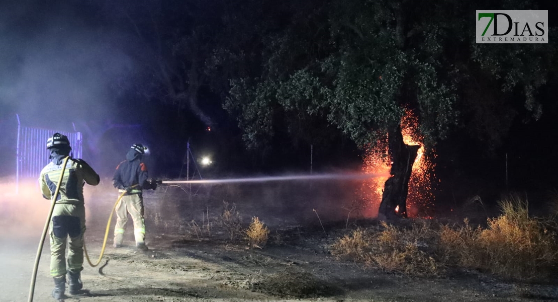 REPOR - Impactante incendio a las afueras de Badajoz