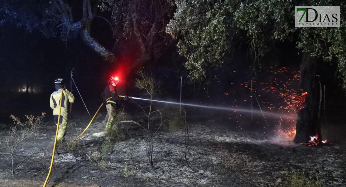 REPOR - Impactante incendio a las afueras de Badajoz