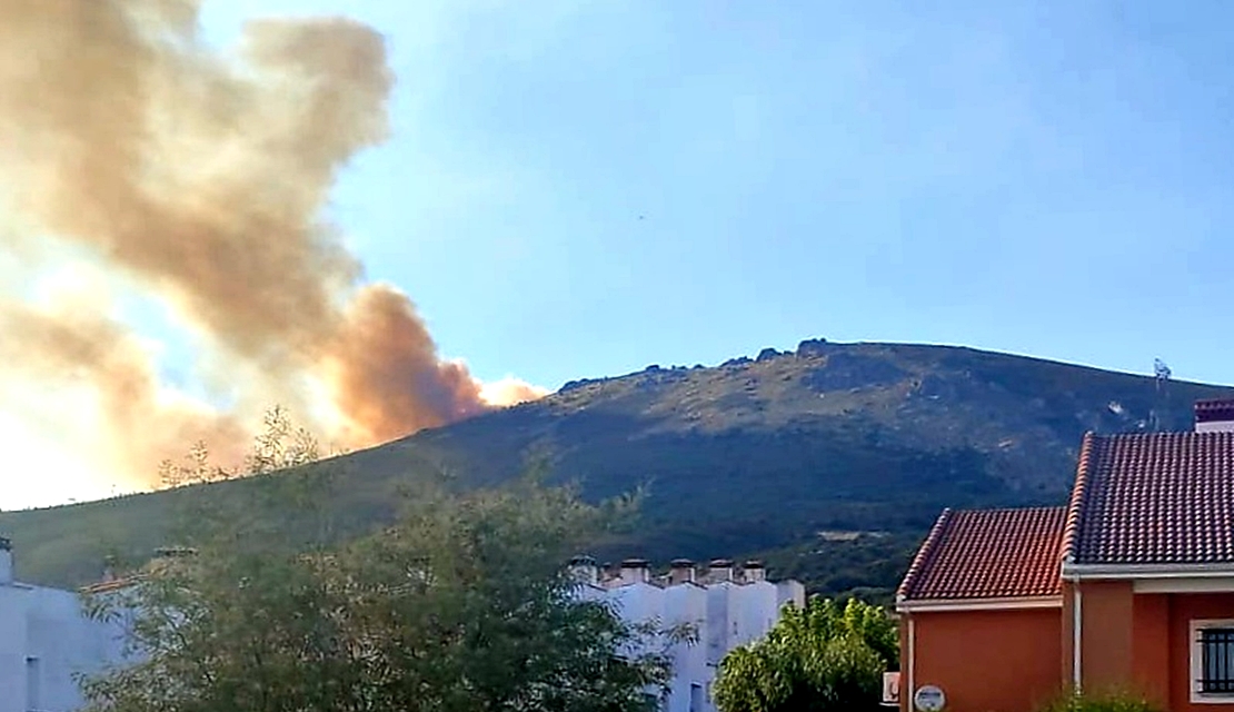 Nivel 1 de Peligrosidad por un incendio en Cañaveral (CC)