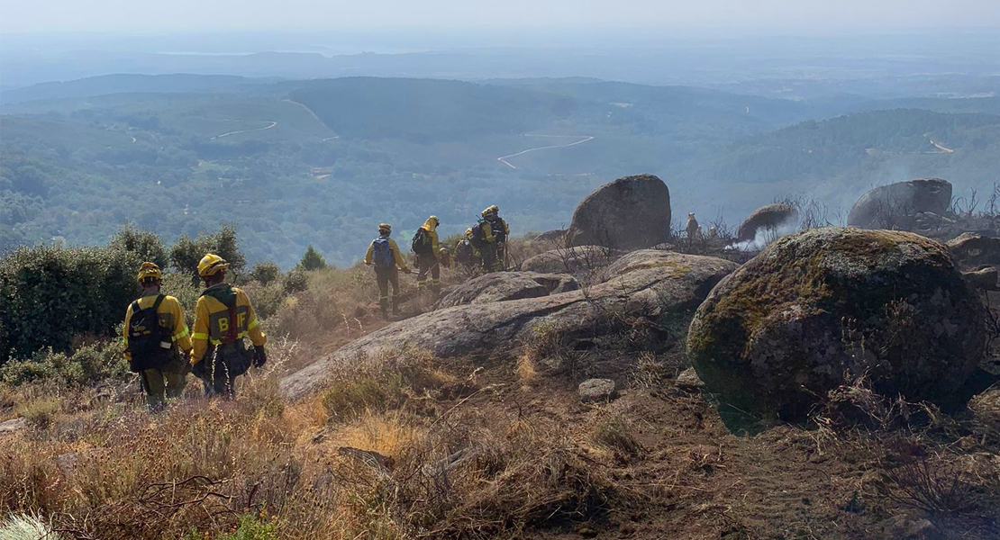 Otros 22 incendios afectan a la superficie forestal extremeña esta semana