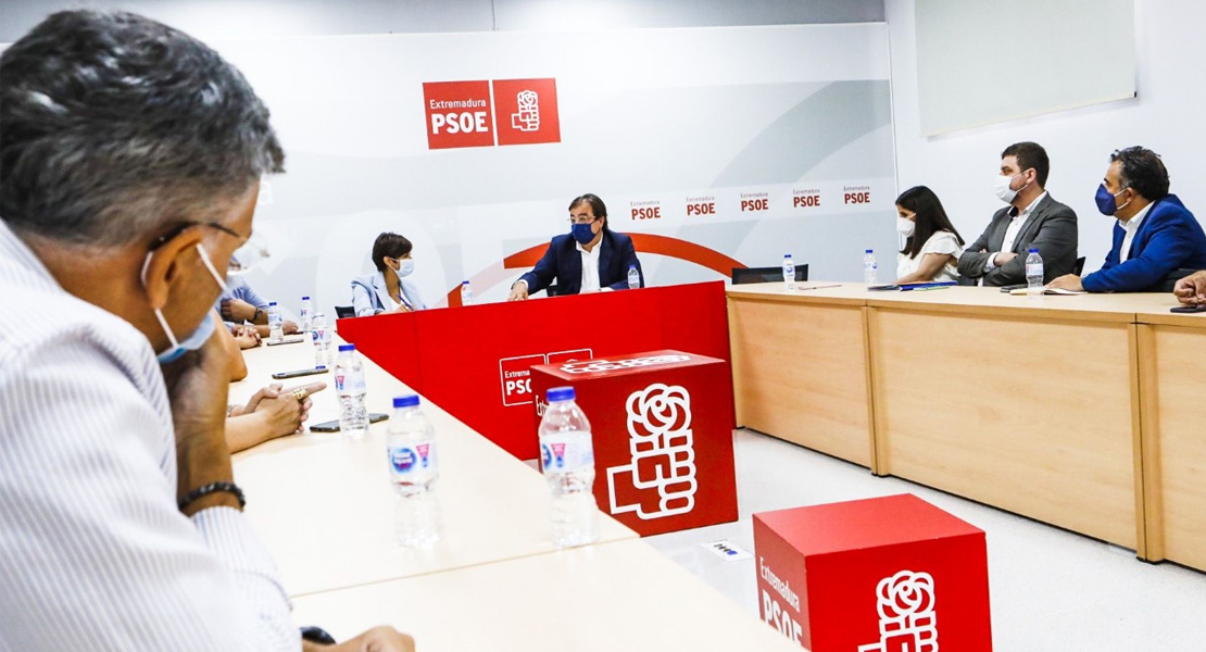 Las metas del PSOE extremeño para el nuevo curso político