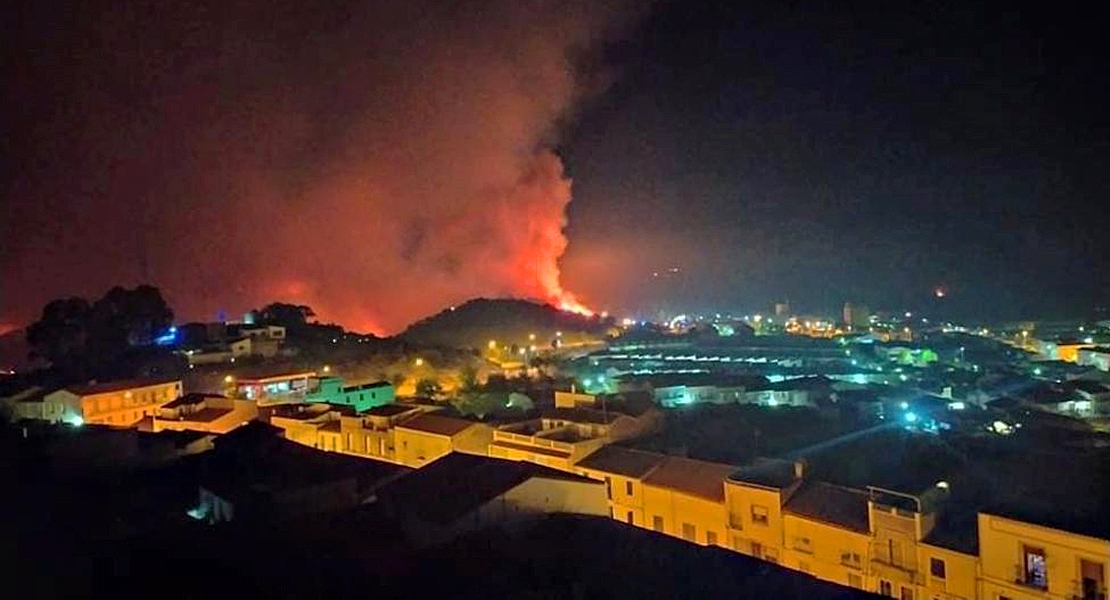 Agricultores y ganaderos, grandes afectados tras el incendio de Alburquerque