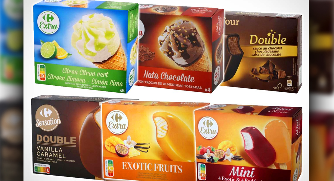Estas variedades de helados marca Carrefour están contaminadas