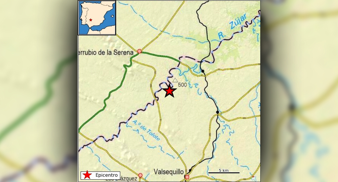 Terremoto en la 'frontera' extremeño-andaluza