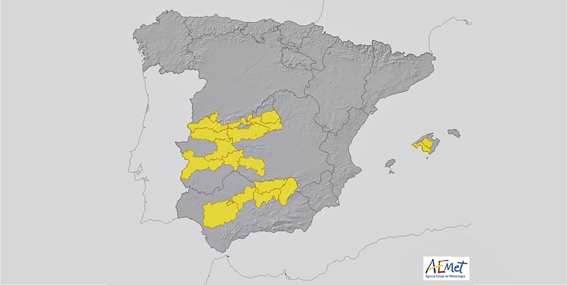 Vuelven las alertas por calor a Extremadura