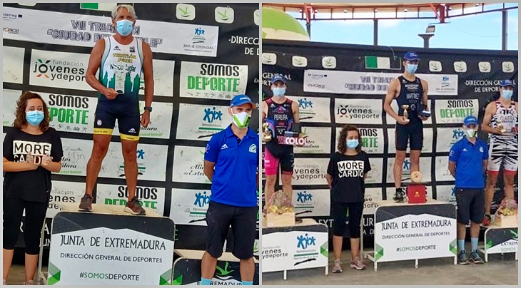 El VII Triatlón Ciudad del Temple contó con la presencia del cantautor Nando Juglar