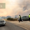 Grave incendio forestal cercano a Alburquerque