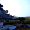 Grave incendio en una nave entre Calamonte y Arroyo de San Serván